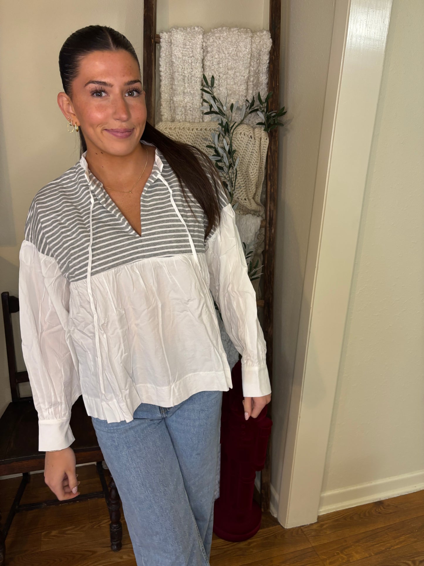 Presley Tie Top-FINAL SALE
