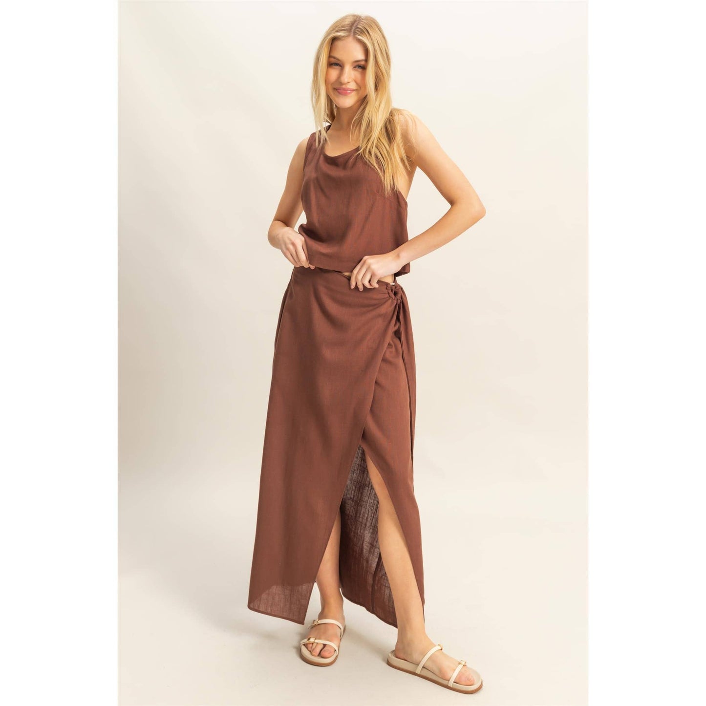 Chocolate Skirt Set