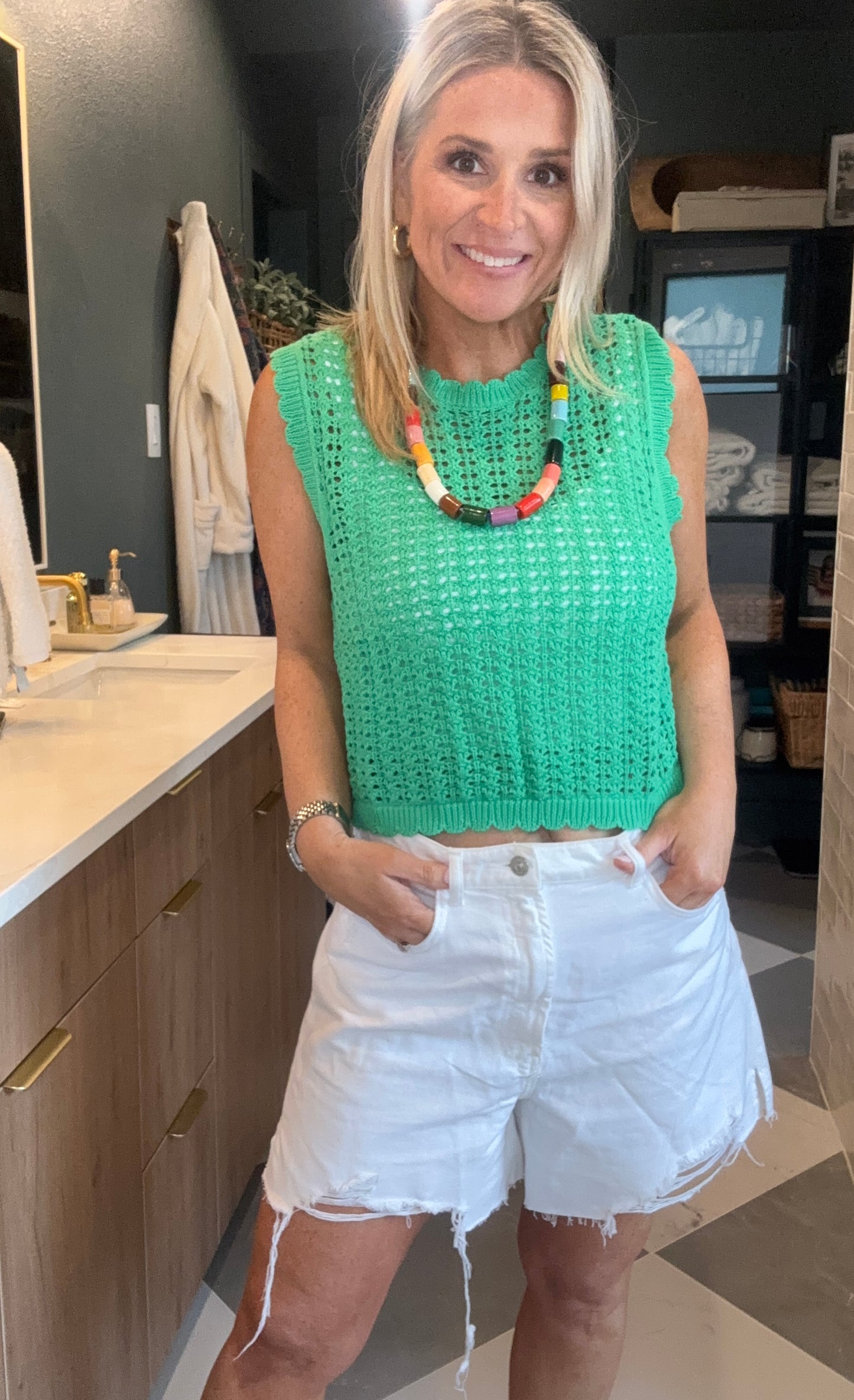 Court Crop Top- Final Sale
