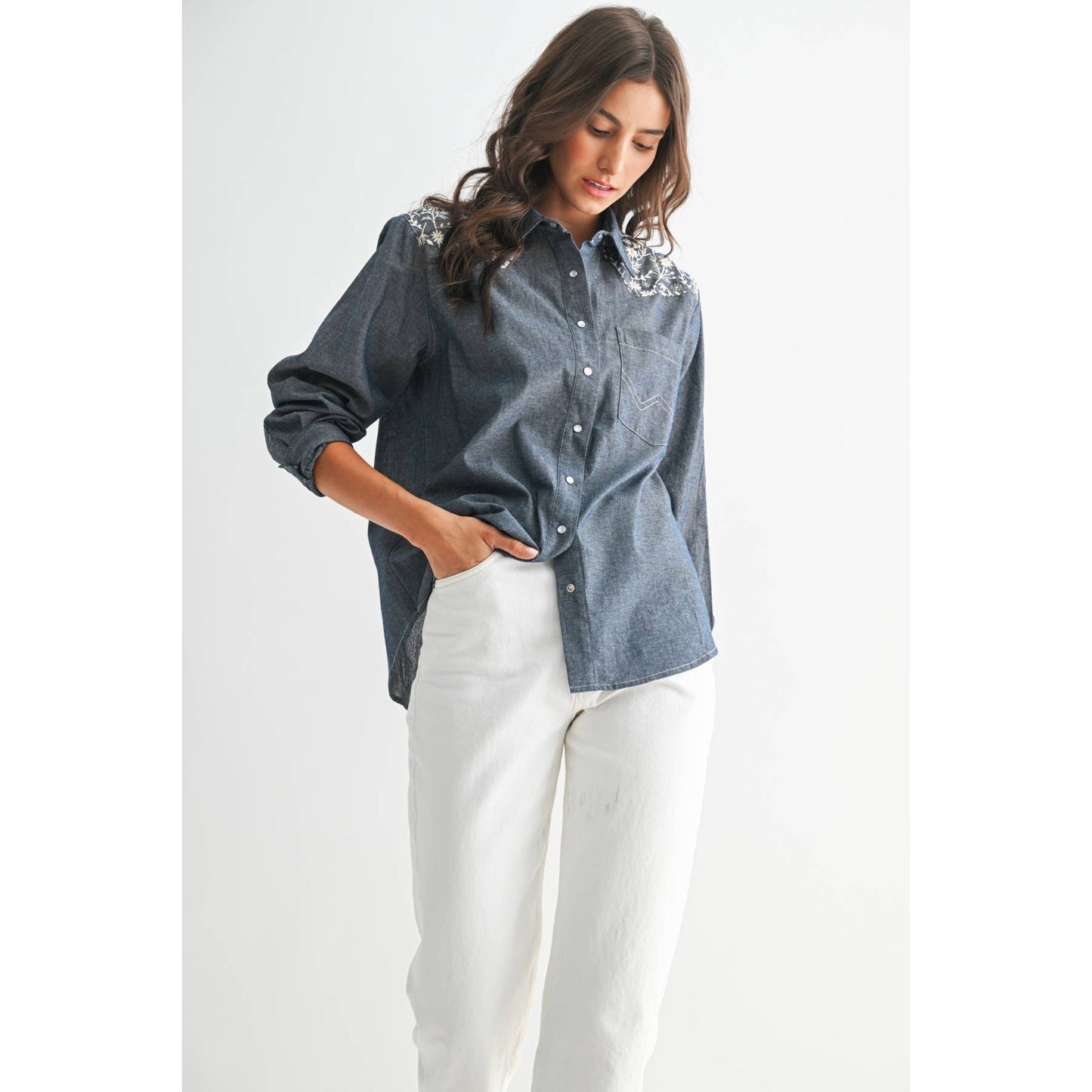 Marta Button Up