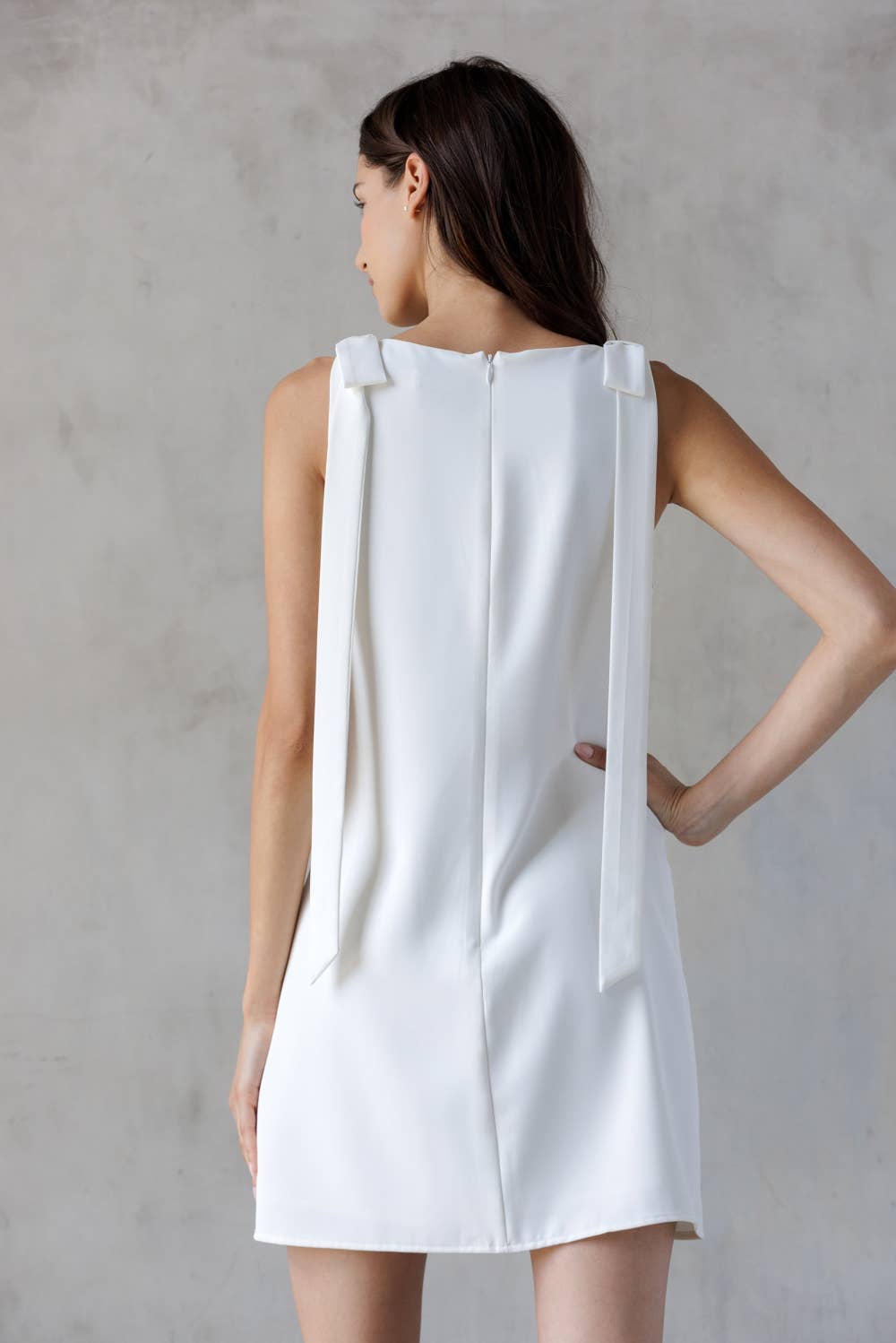 Ivory and Bows Dress- FINAL Sale