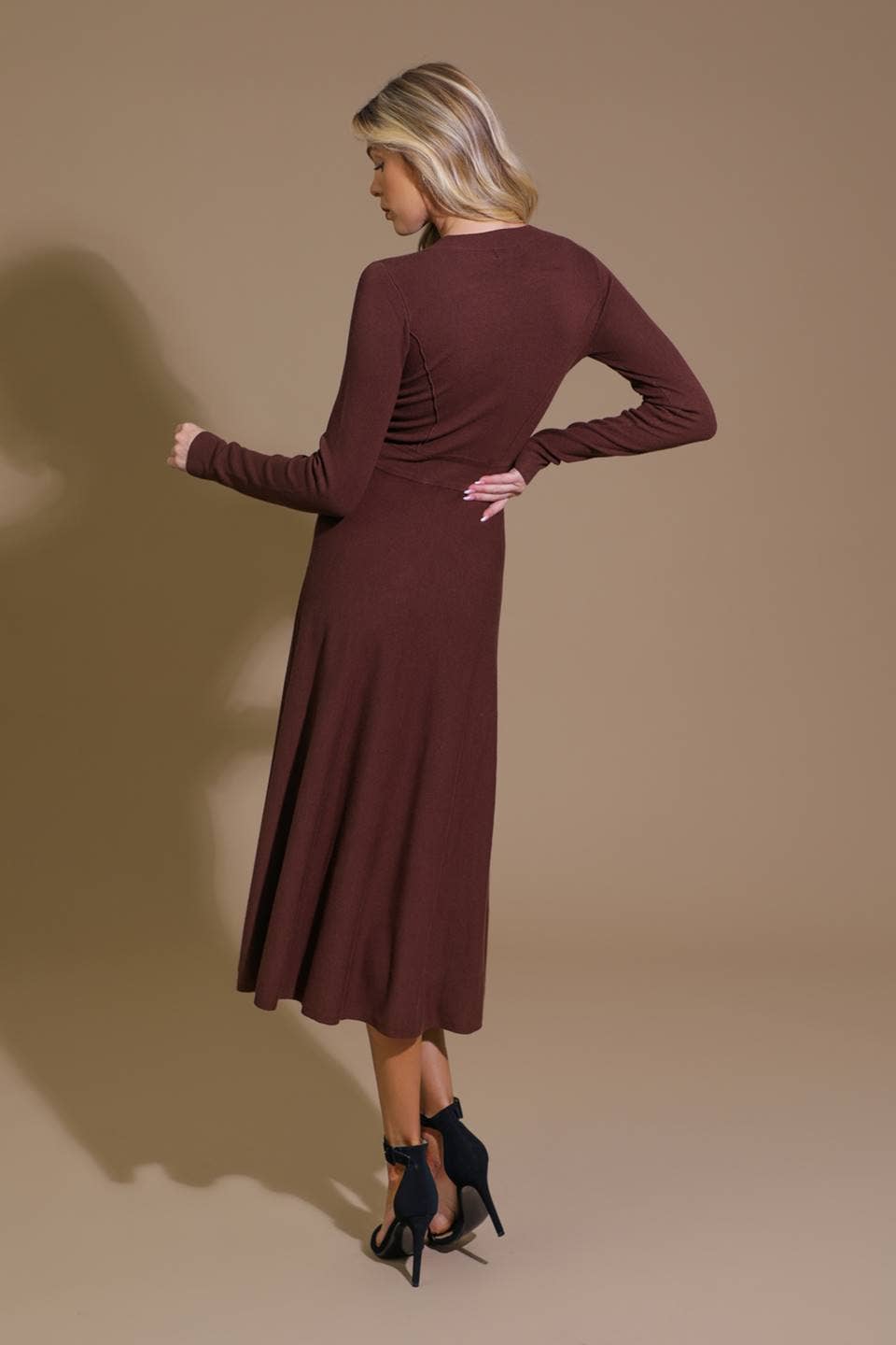 Brennan Sweater Midi Dress-FINAL SALE