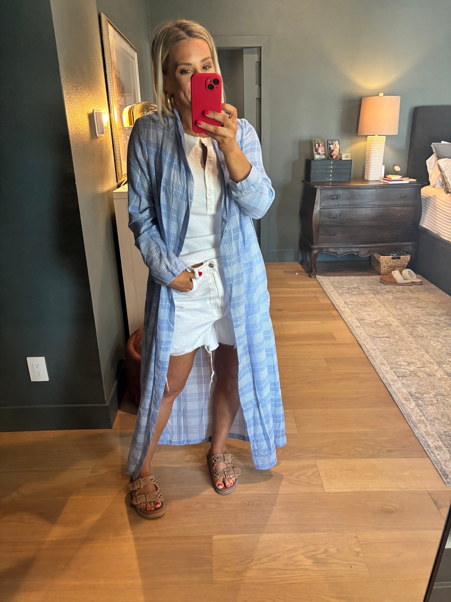 Plaid Kimono- FINAL SALE