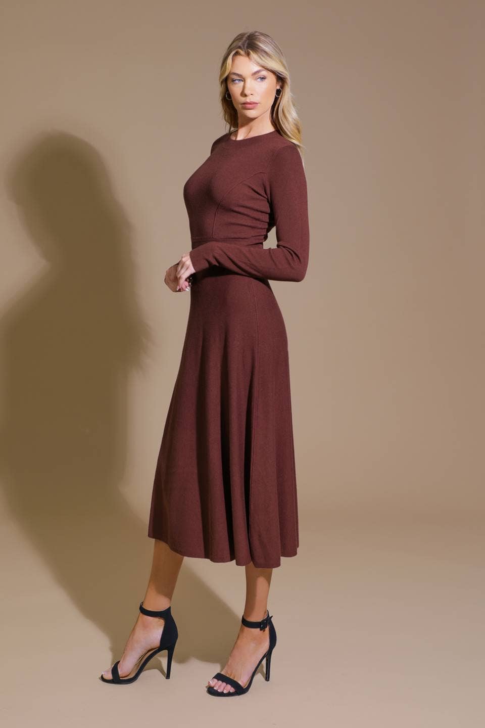 Brennan Sweater Midi Dress-FINAL SALE