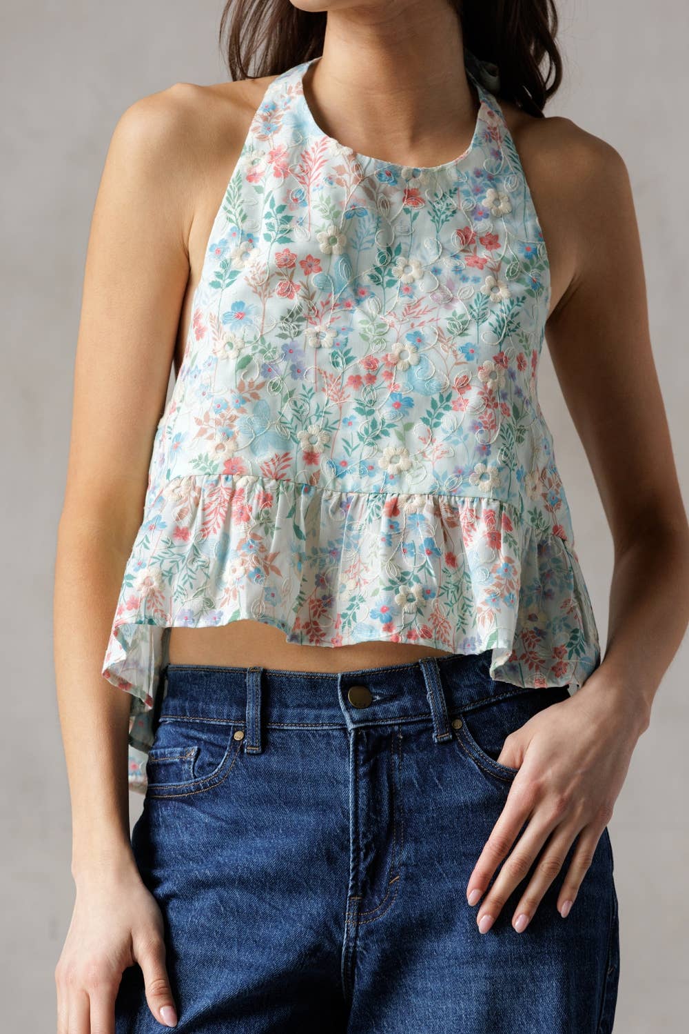 Delicate Halter Top- FINAL SALE