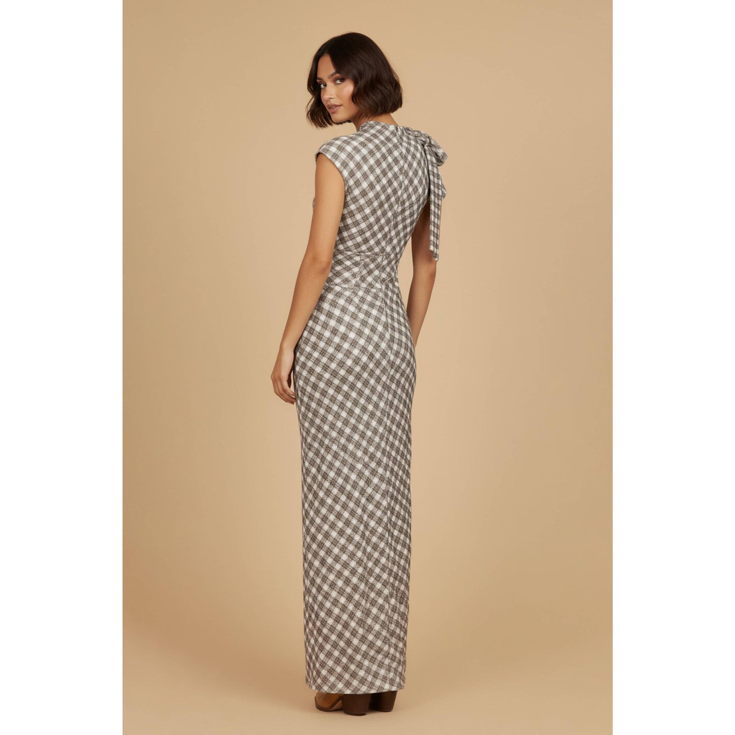 Spring Plaid Maxi Dress- FINAL SALE