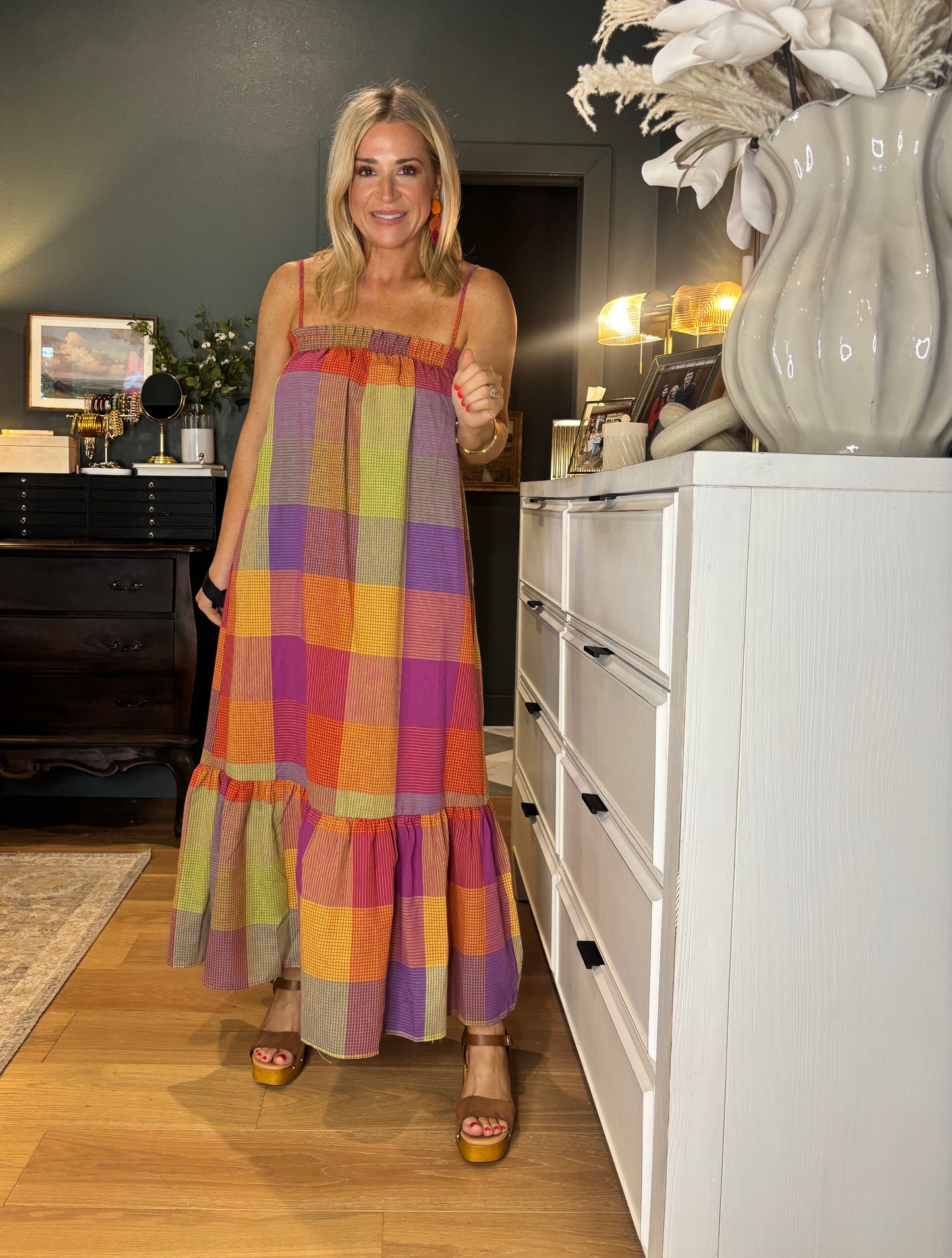 Checkered Maxi