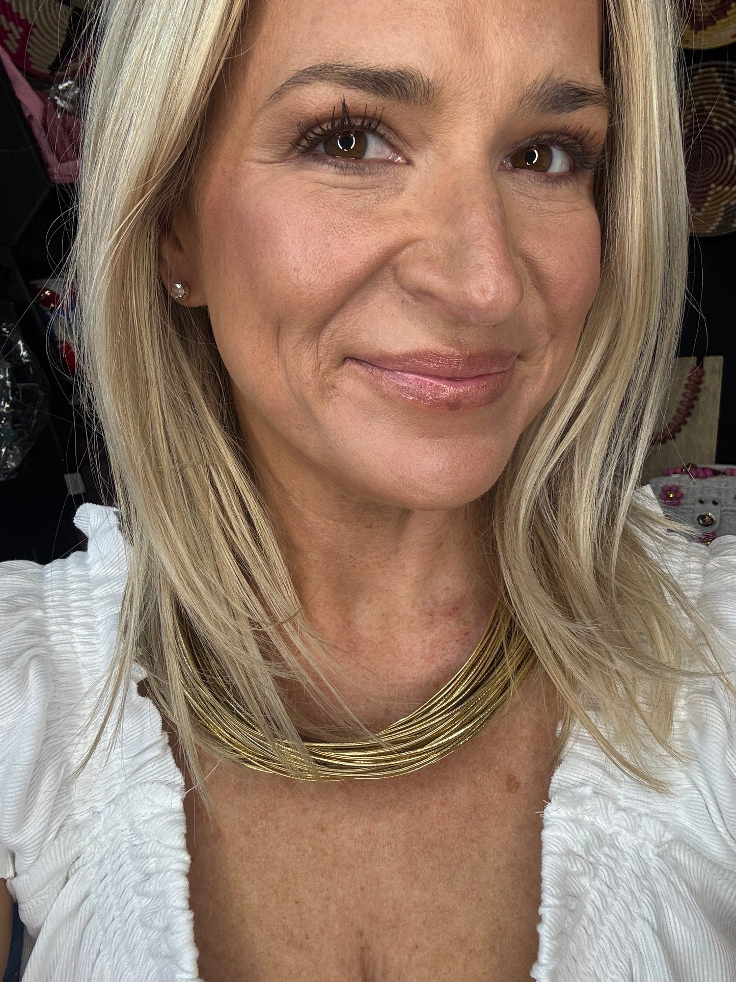Leather Strand Necklace