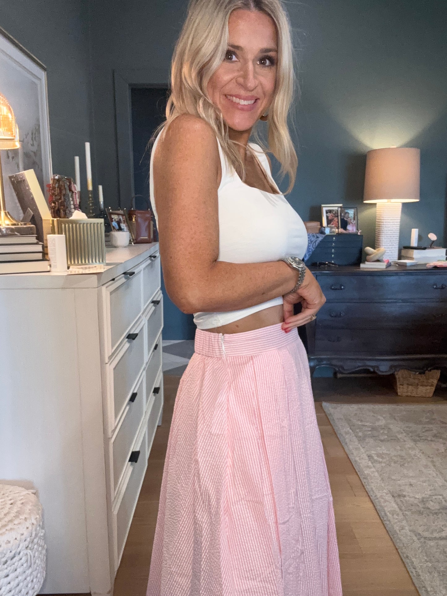 Candy Stripe Midi Set