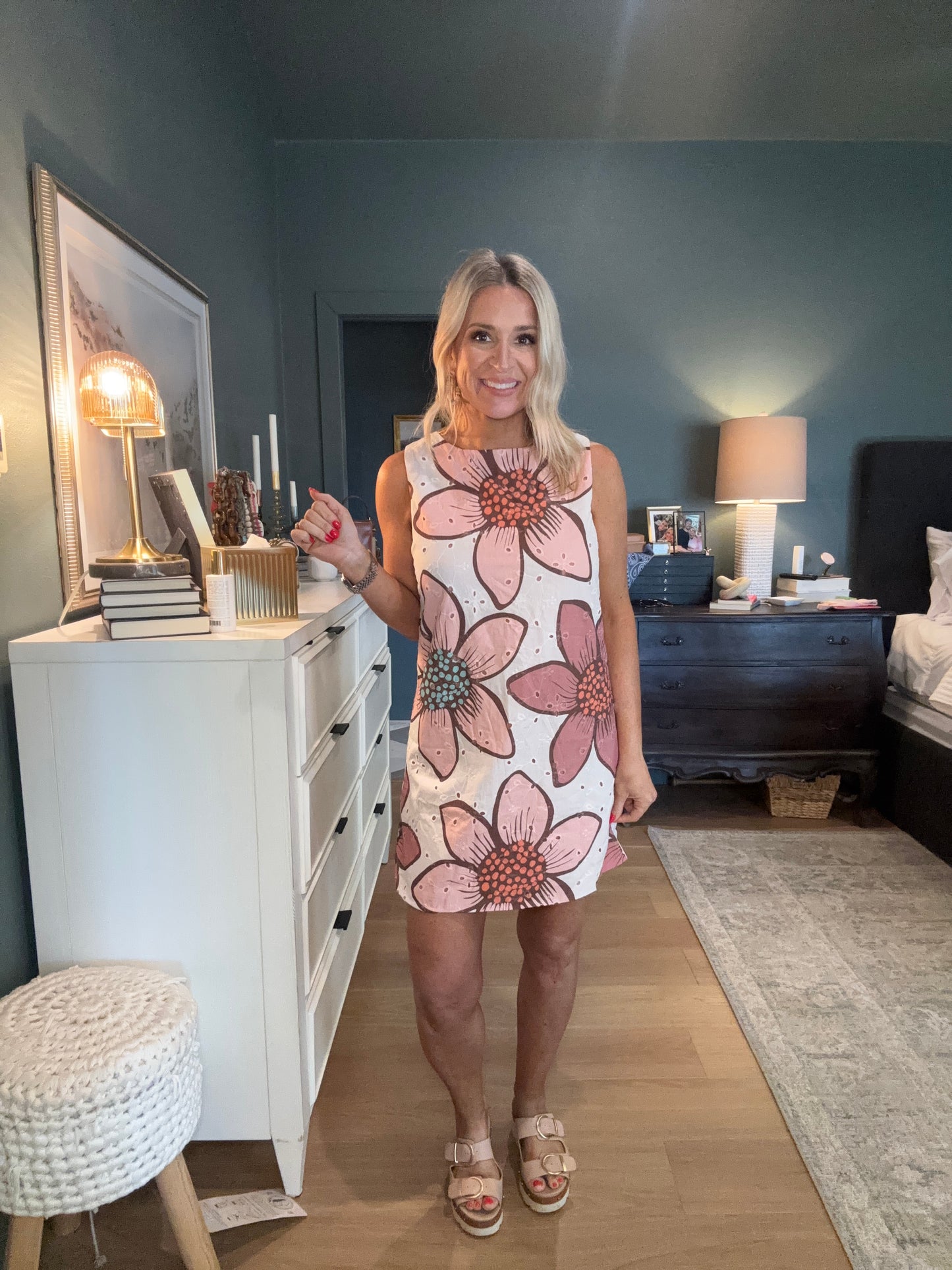 Petal & Poise Mini Dress