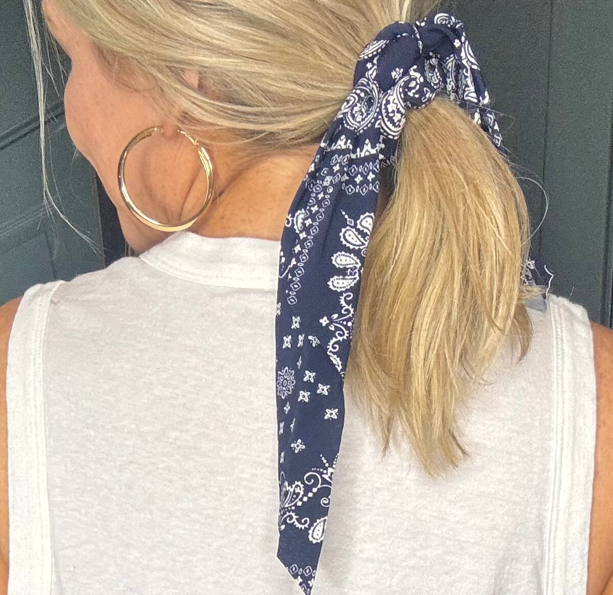Bandana Scrunchie