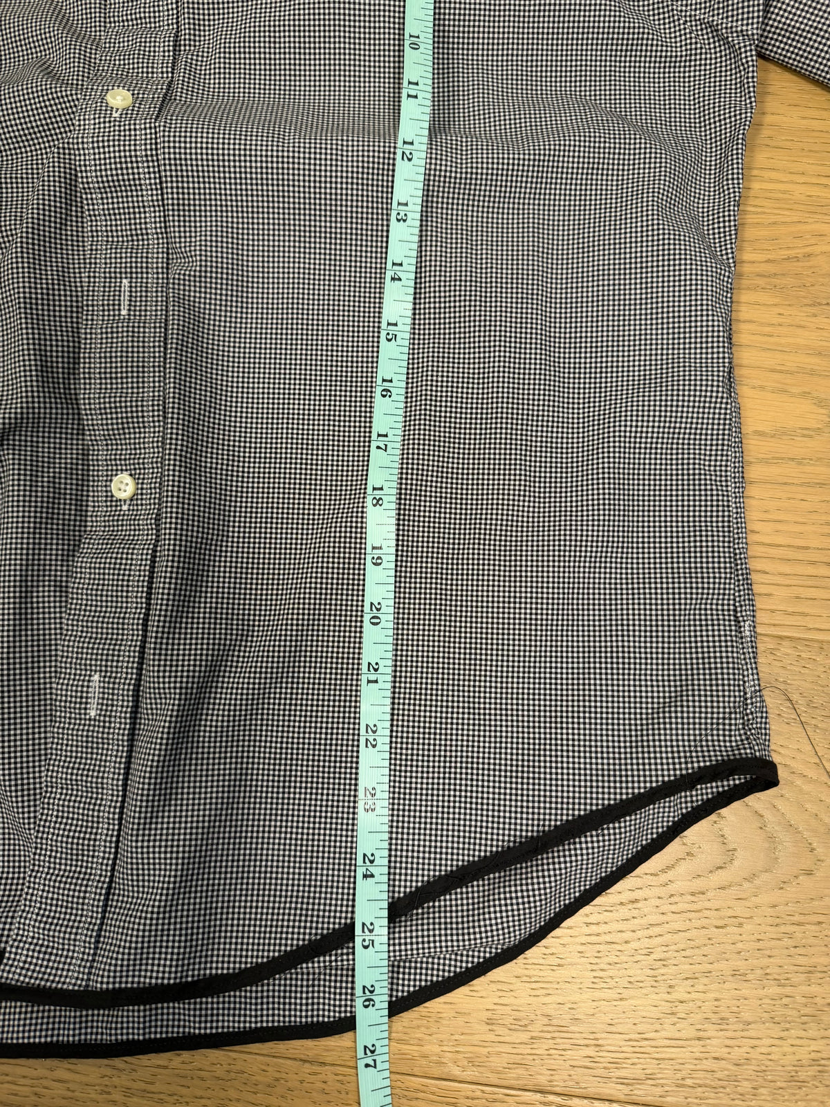 Black Polo Ruffle- M