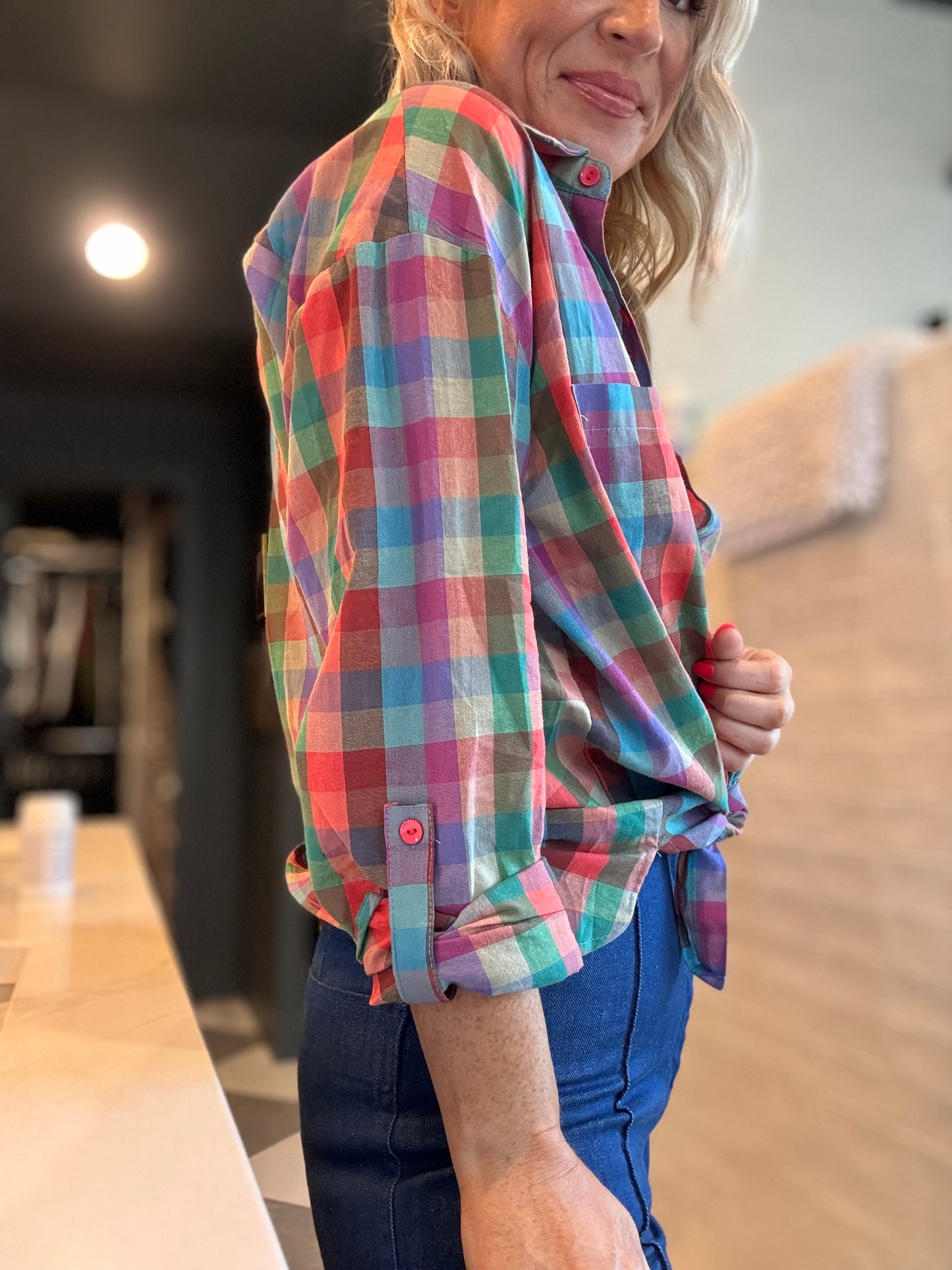Sadie Button Up