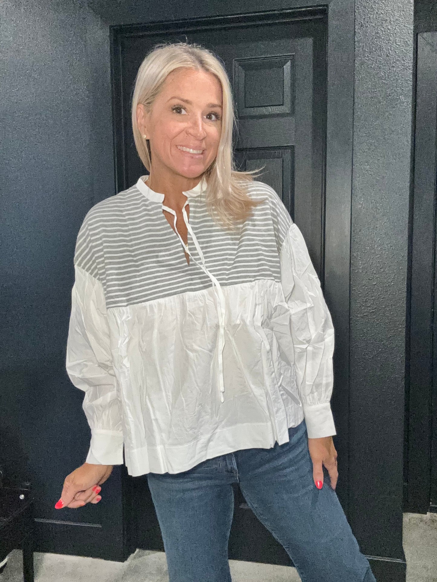 Presley Tie Top-FINAL SALE