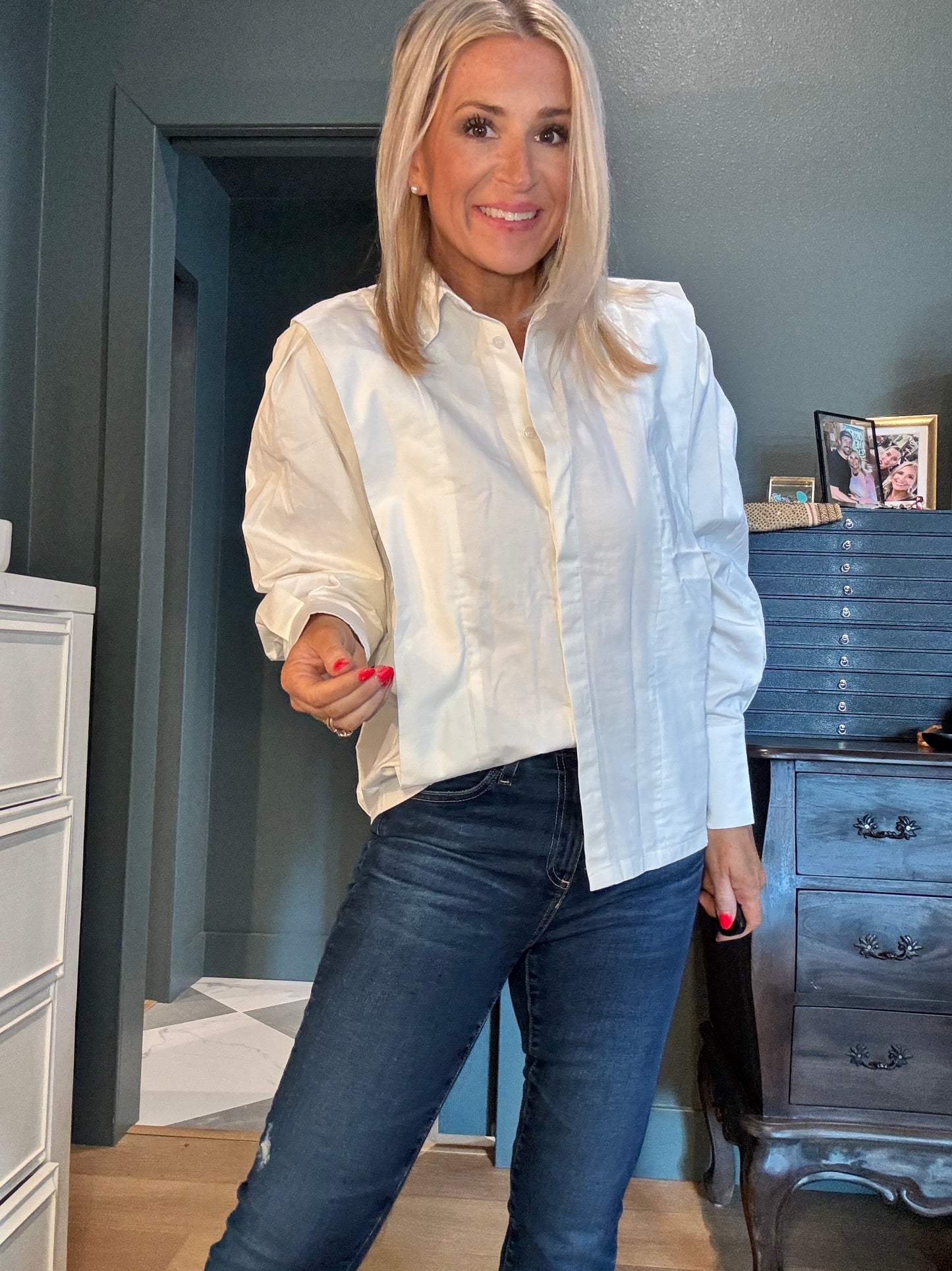 Charlie Shoulder Shirt-FINAL SALE