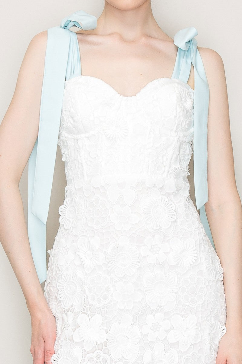 Eden Lace Midi Dress- Final Sale