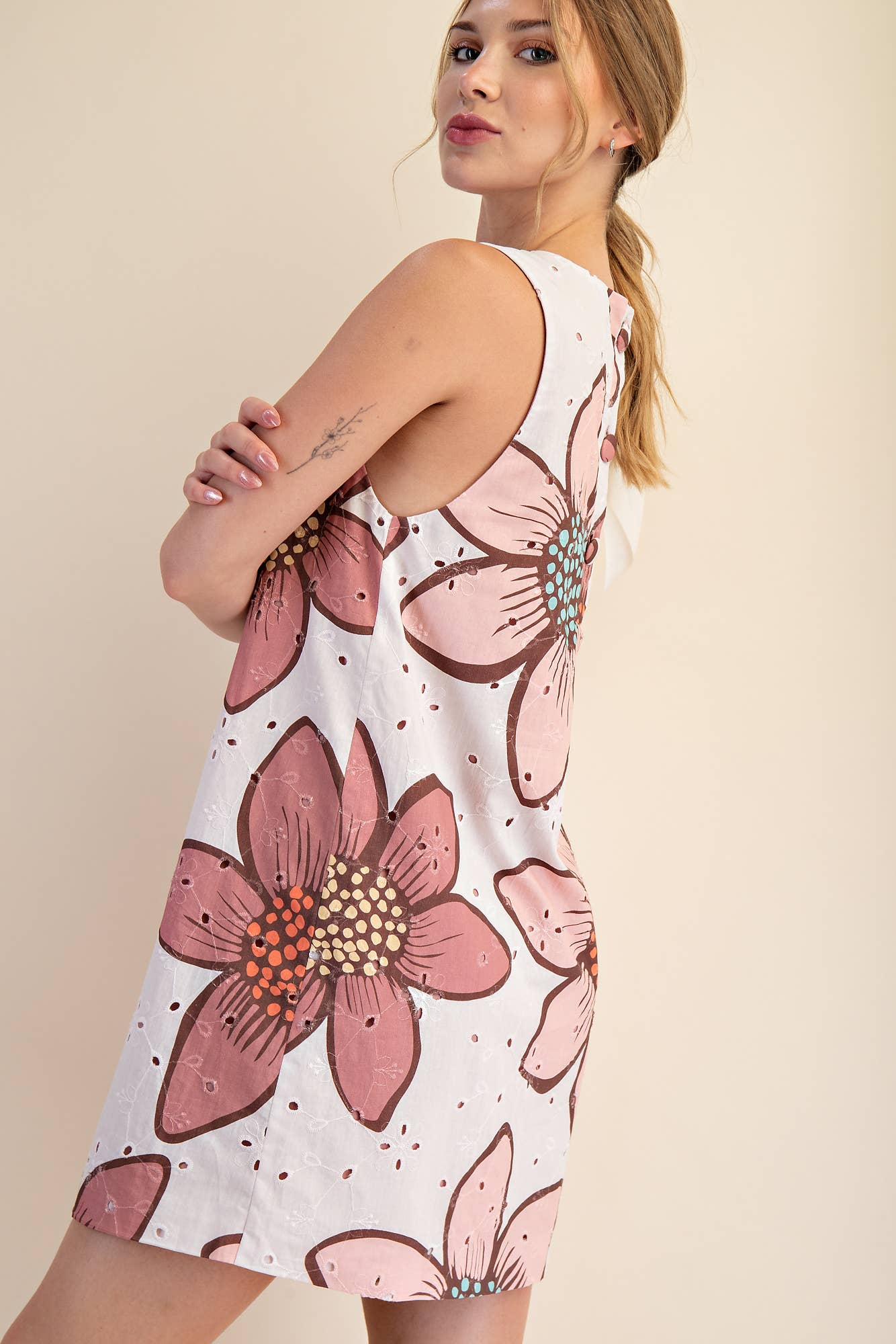 Petal & Poise Mini Dress