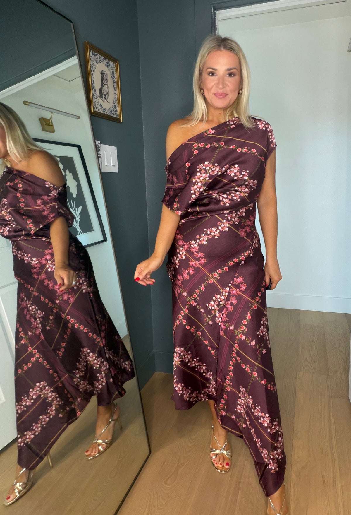Bold in Burguy Maxi Dress