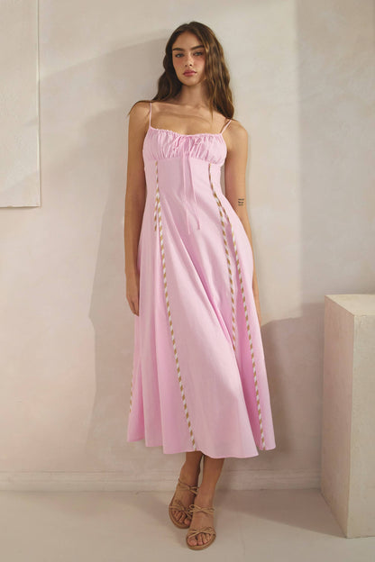 Sonia Striped Midi Dress