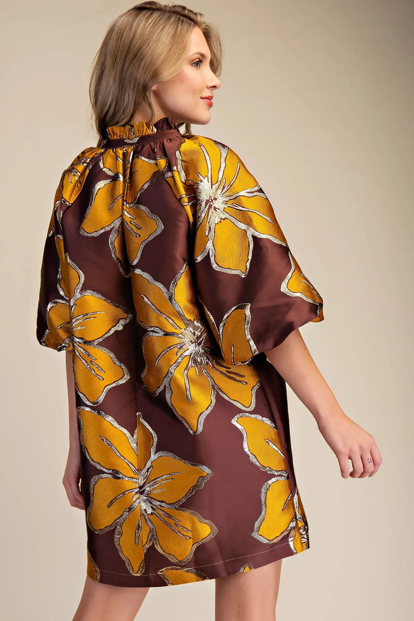 Charlie Jacquard Mini Dress