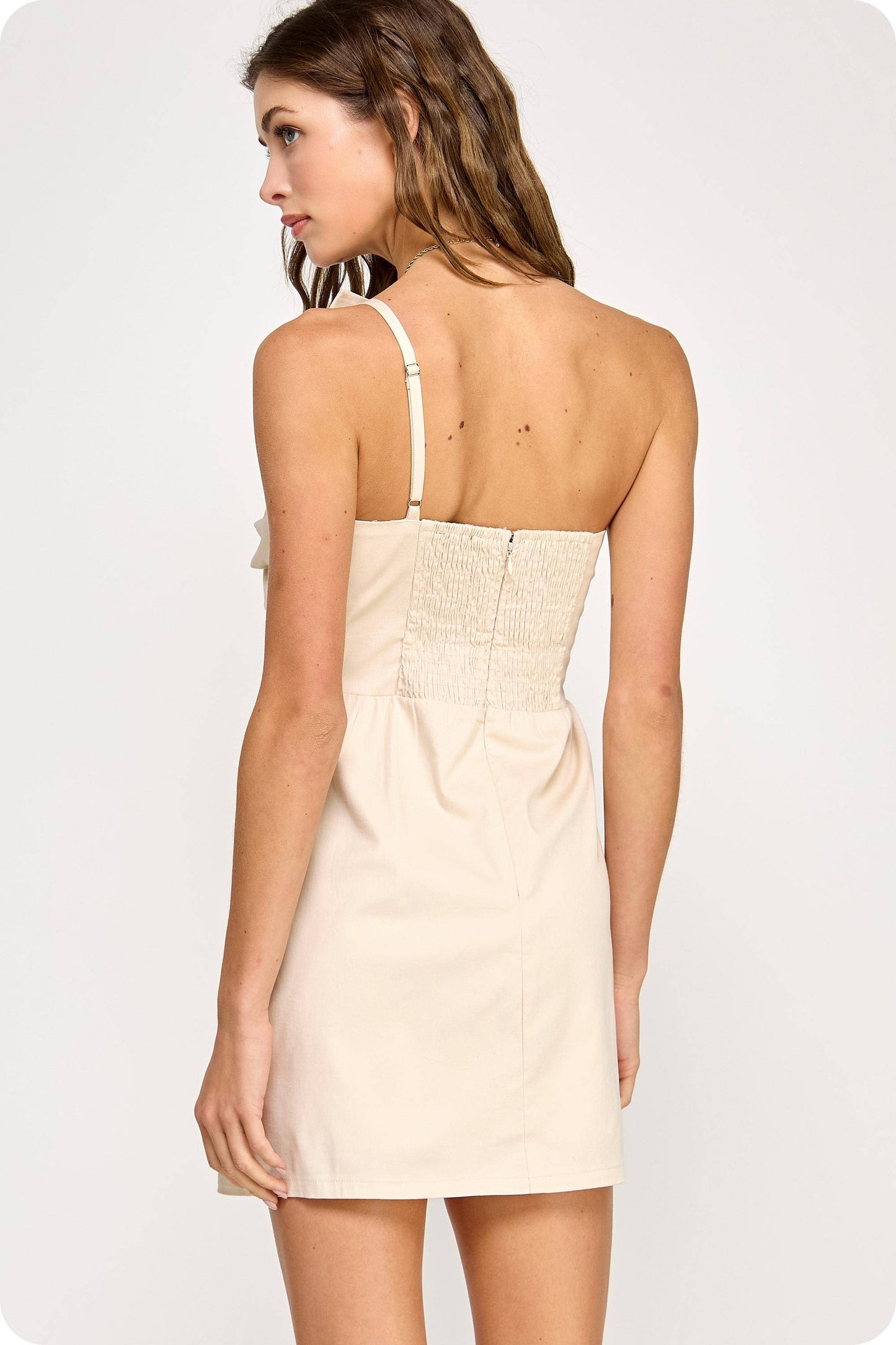 Mini Knotted Rush Dress- FINAL SALE