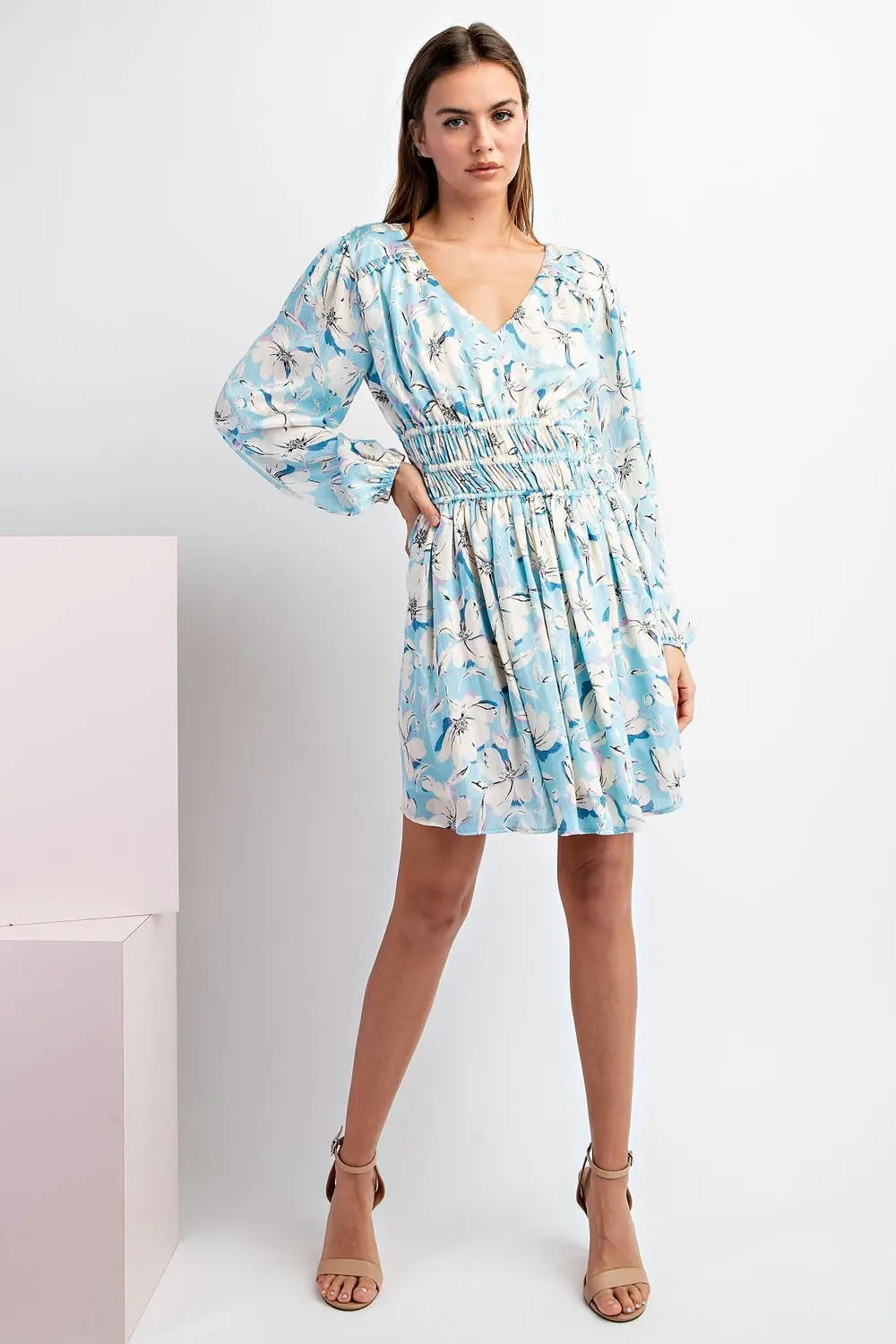 Iris Floral Mini Dress- FINAL SALE