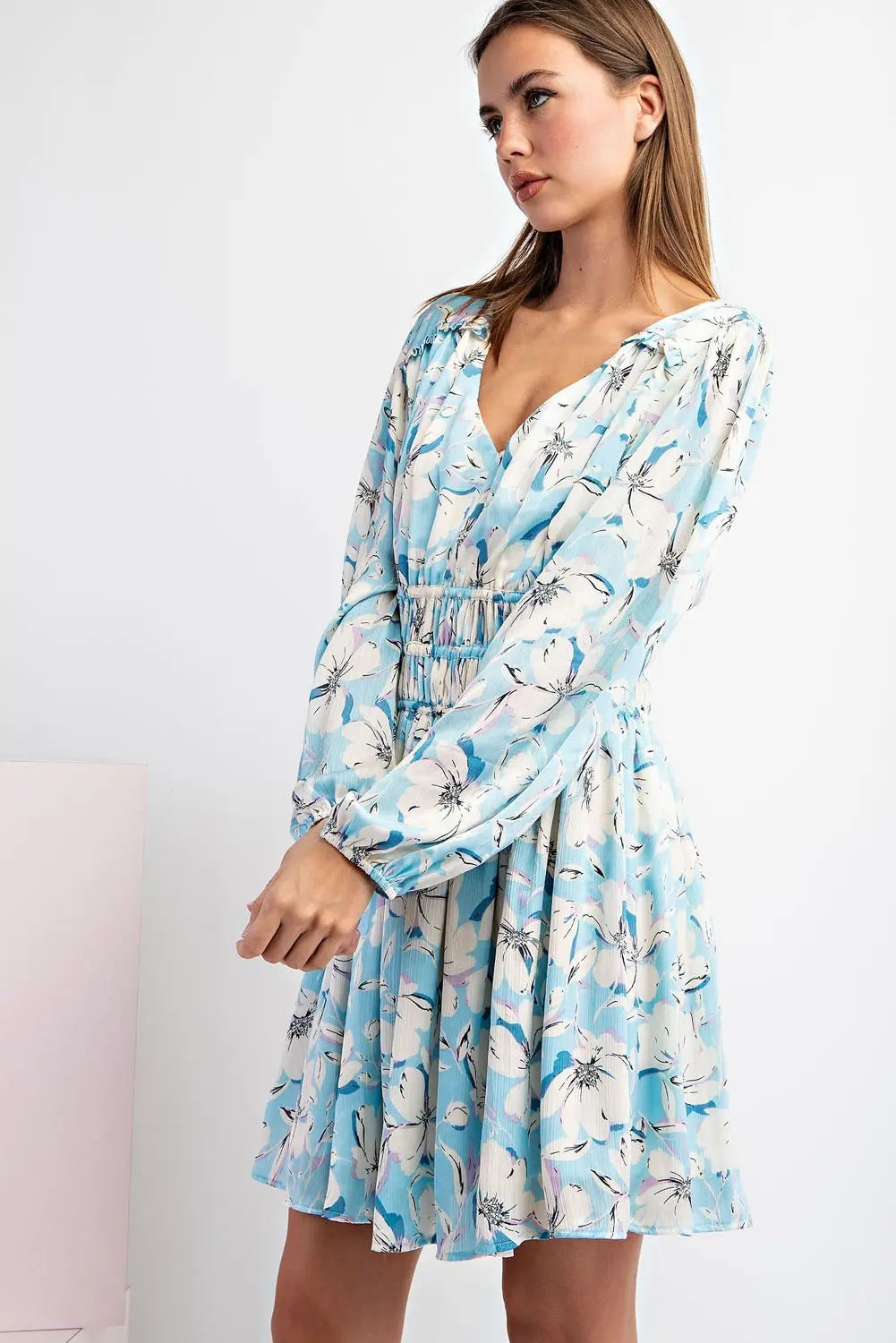 Iris Floral Mini Dress- FINAL SALE