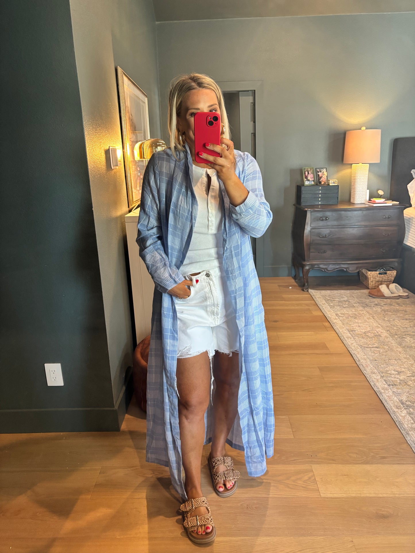 Plaid Kimono- FINAL SALE