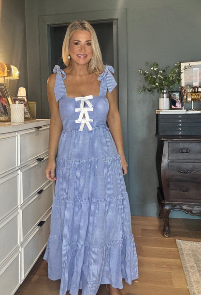 Milano Striped Midi Dress