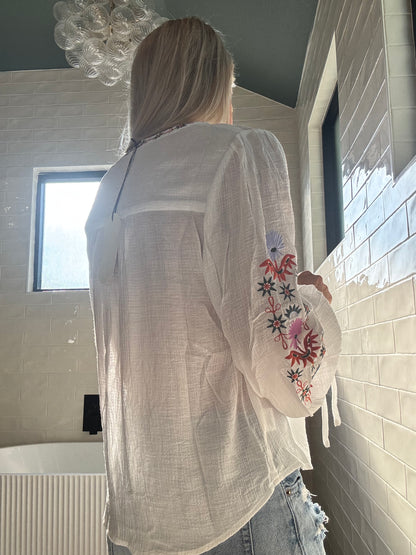 Vintage Bohemian Blouse