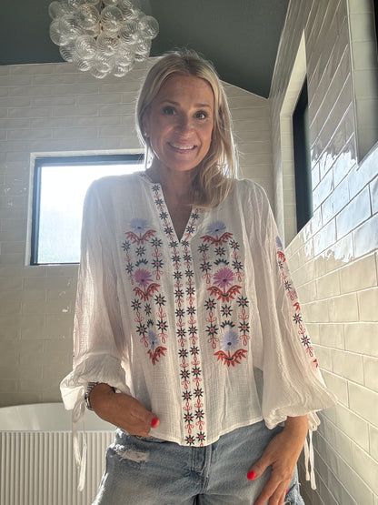 Vintage Bohemian Blouse