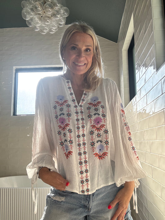 Vintage Bohemian Blouse