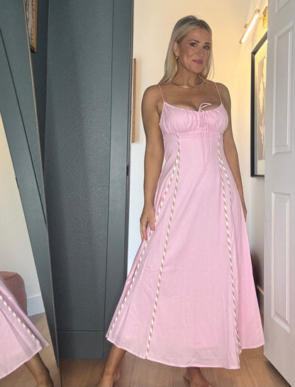 Sonia Striped Midi Dress