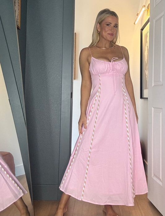 Sonia Striped Midi Dress