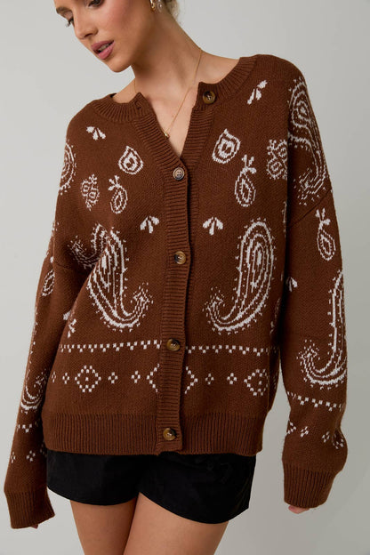 Paisley Cardigan