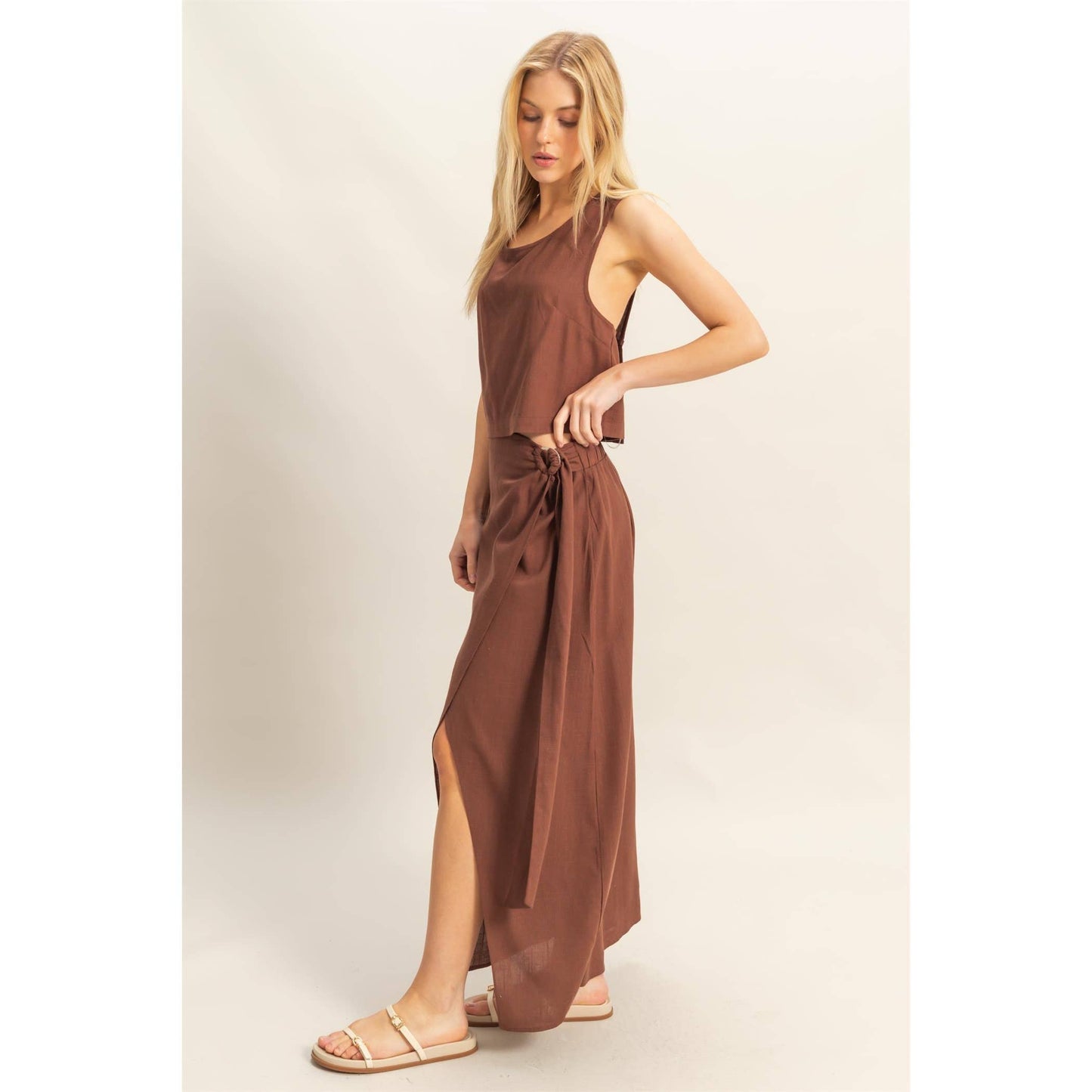 Chocolate Skirt Set