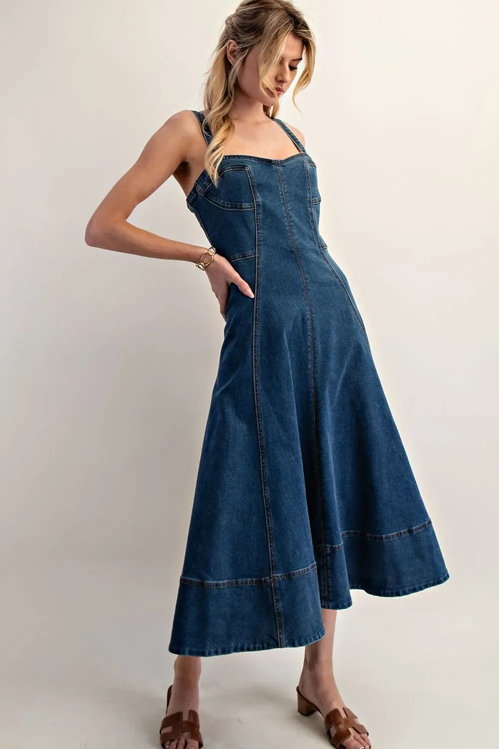 Katie Denim Midi- FINAL SALE