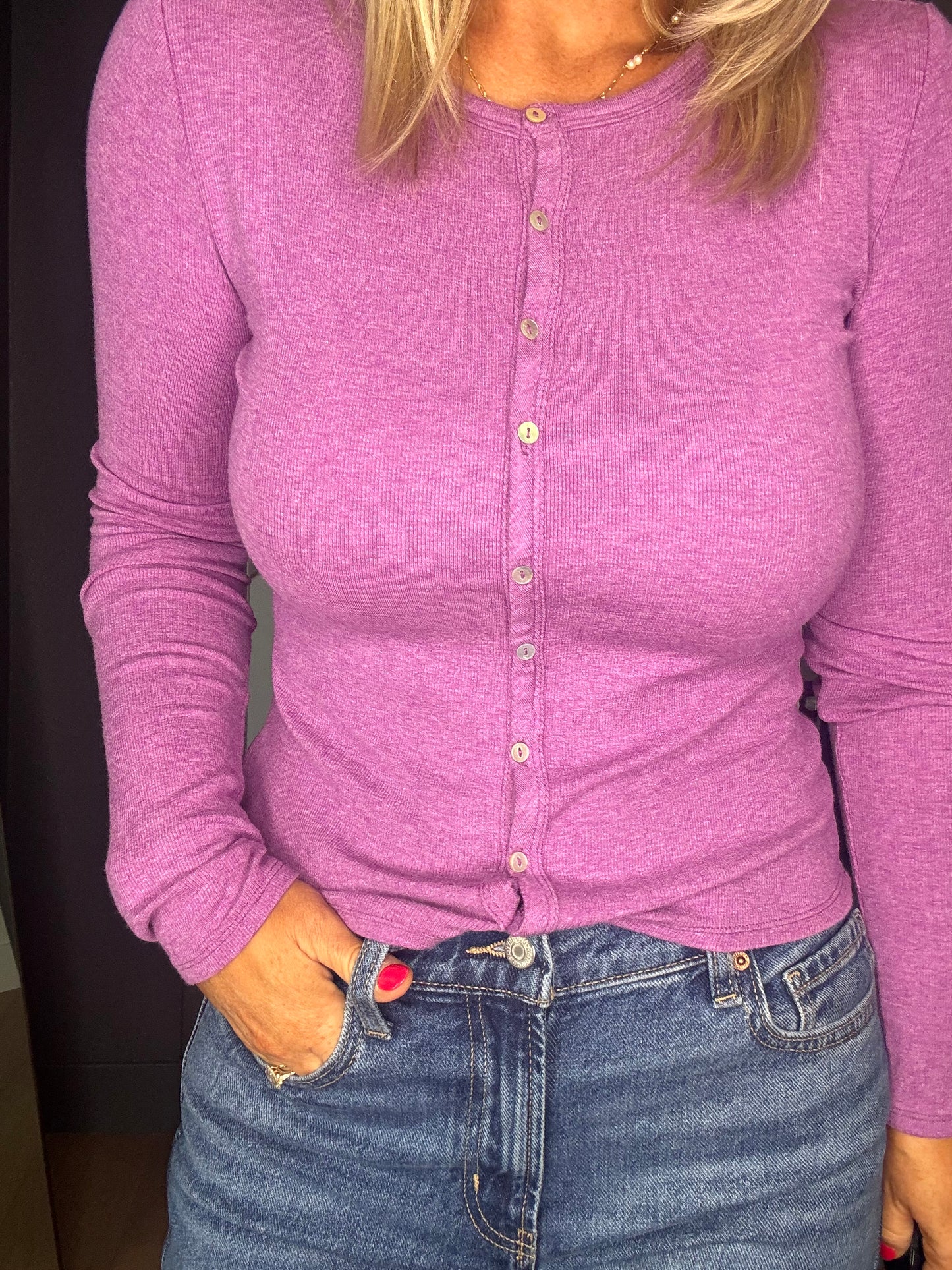 Plum Happy Top