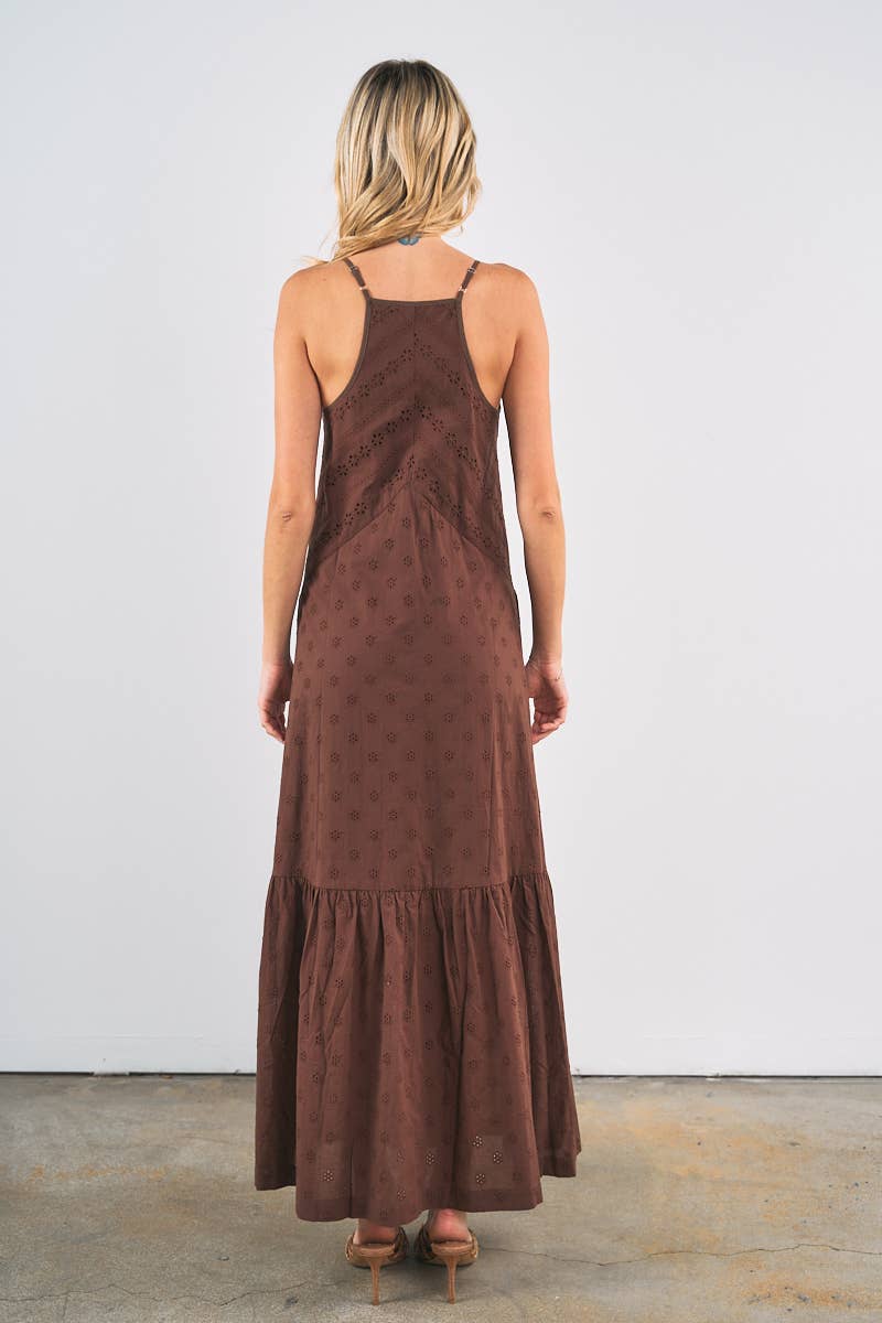 Eyelet Tiered Maxi