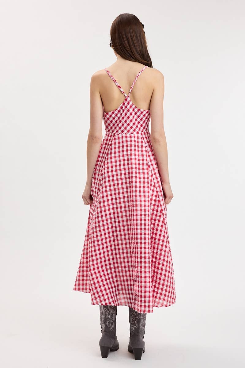 Dolly Gingham Midi