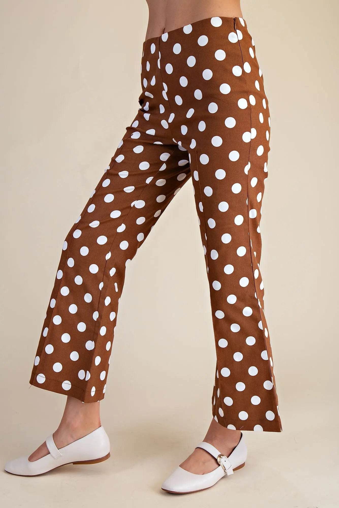 Cropped Polka Dot Pants-FINAL SALE