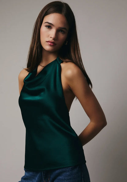 May Satin Halter