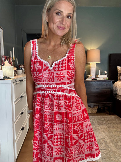 Dotted and Detail Dress-FINAL SALE