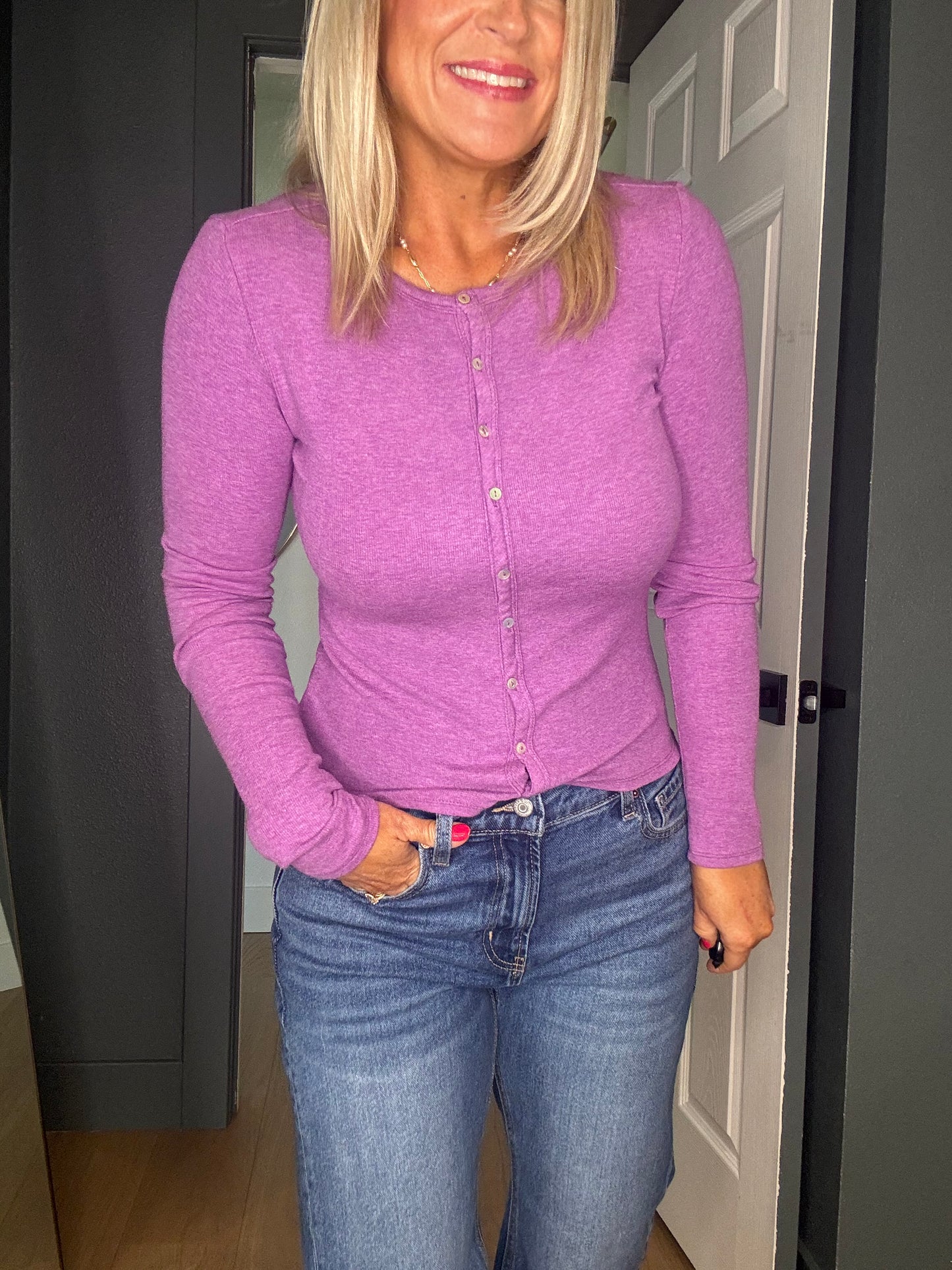 Plum Happy Top