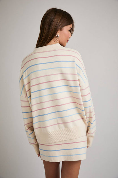 Rainbow Polo Sweater
