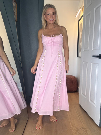 Sonia Striped Midi Dress