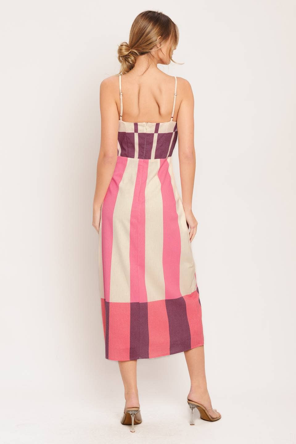 Elodie Striped Midi Dress- FINAL SALE