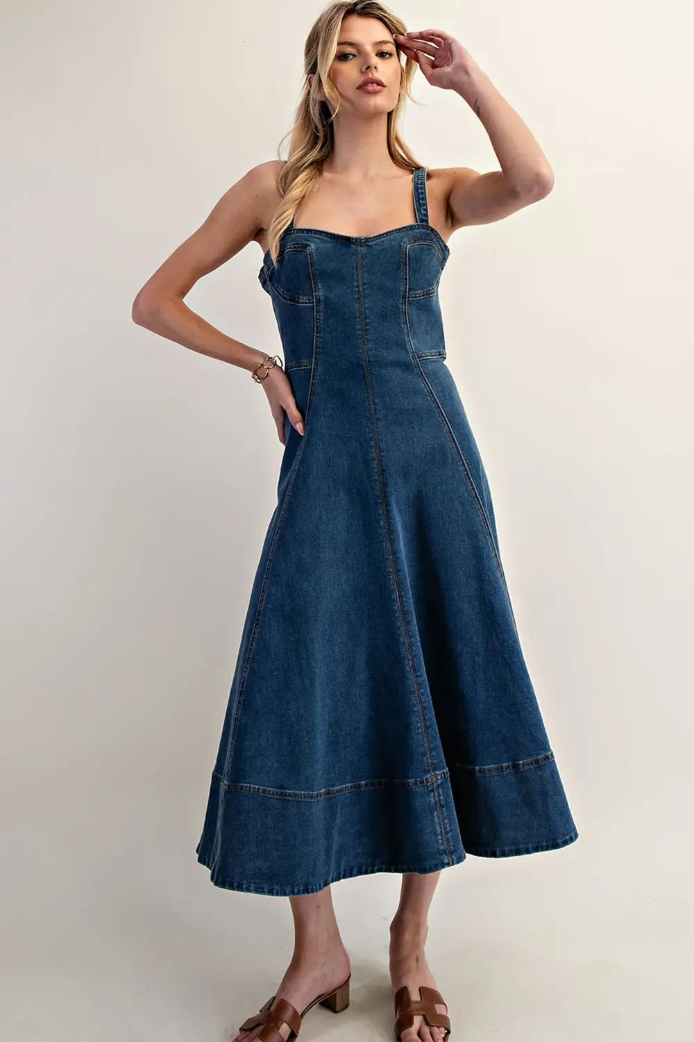 Katie Denim Midi- FINAL SALE