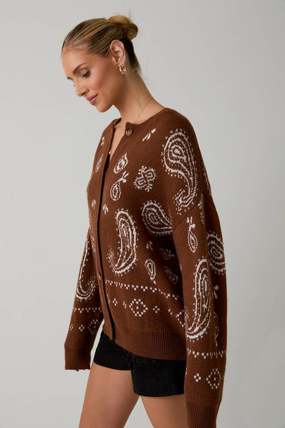 Paisley Cardigan