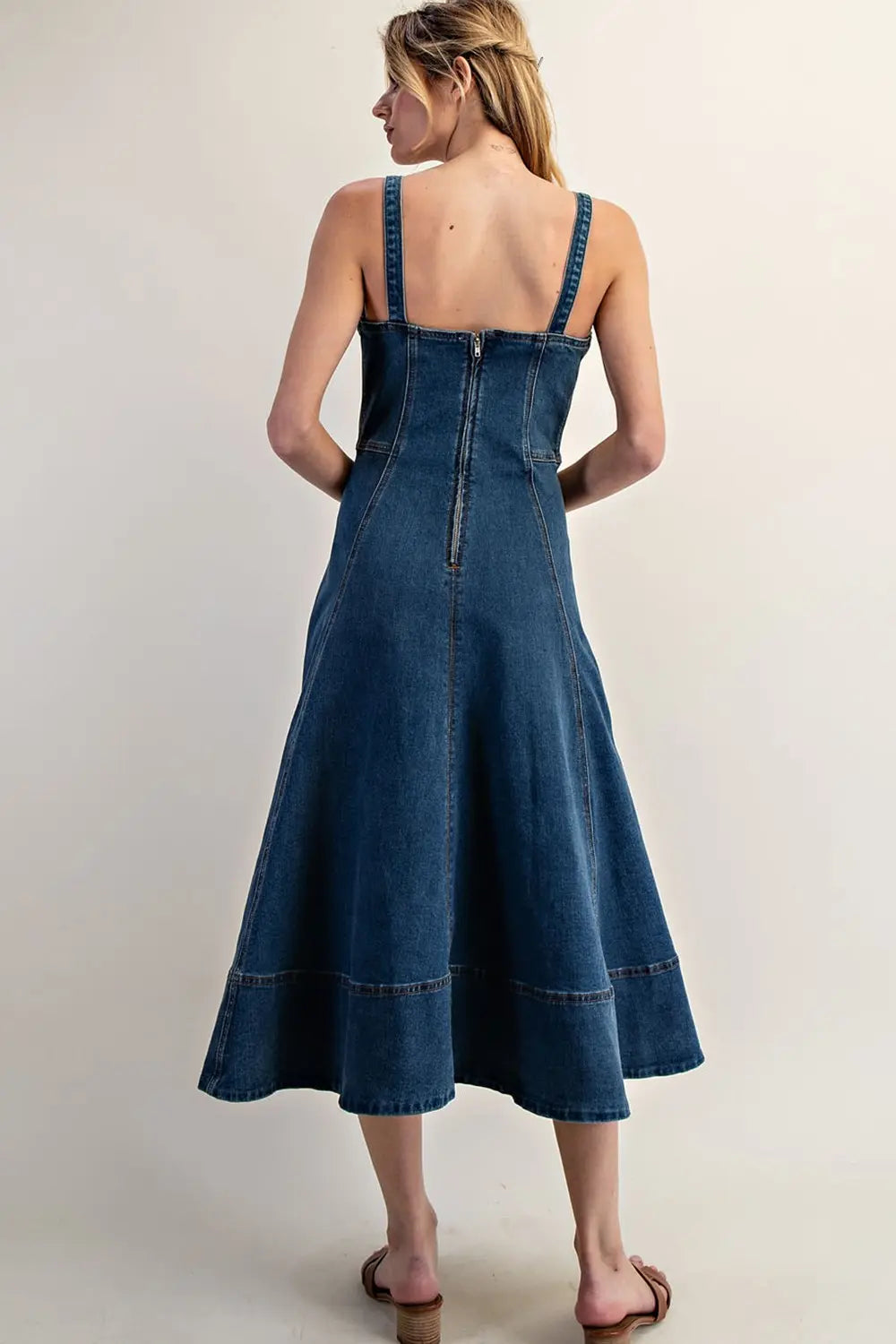 Katie Denim Midi- FINAL SALE